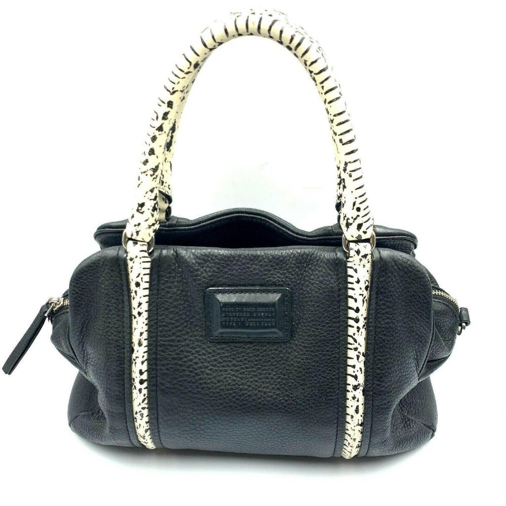 Marc by Marc Jacobs Black Leather Satchel Bag